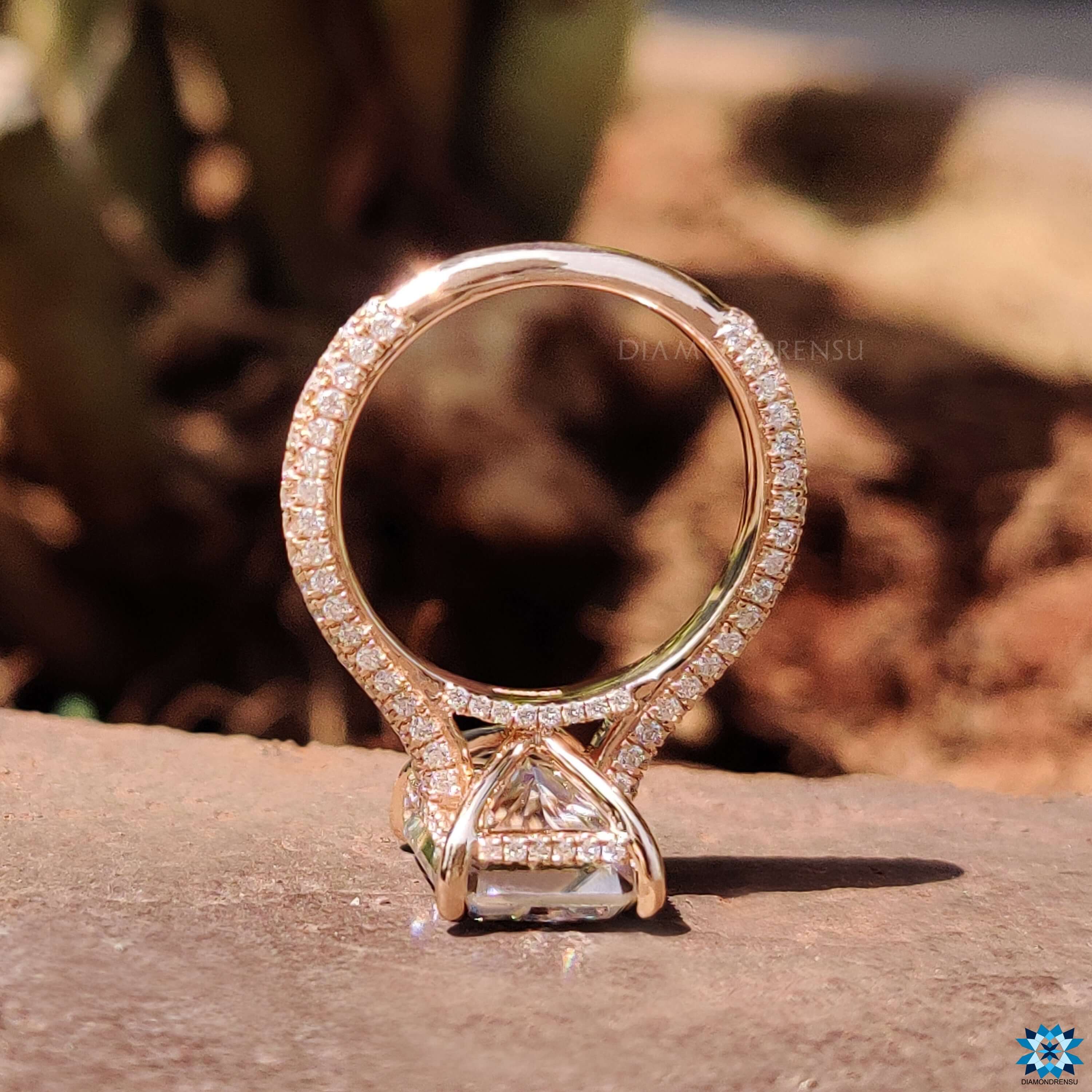 radiant engagement ring - diamondrensu
