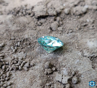 3.29 carat Moissanite available in round brilliant Moissanite format for personalized rings.