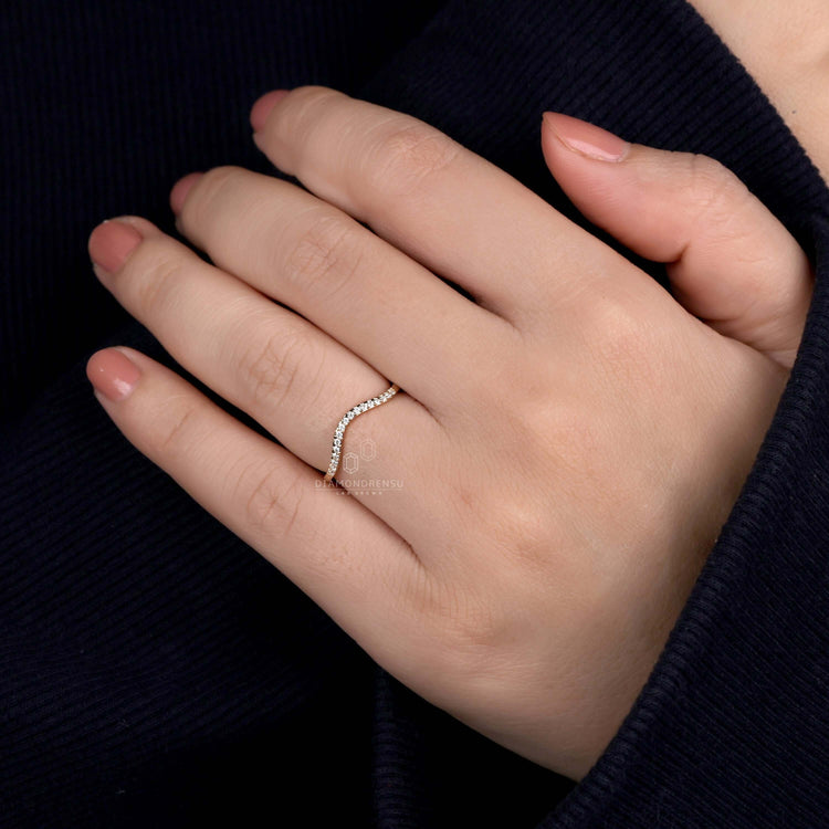 lab created diamond band