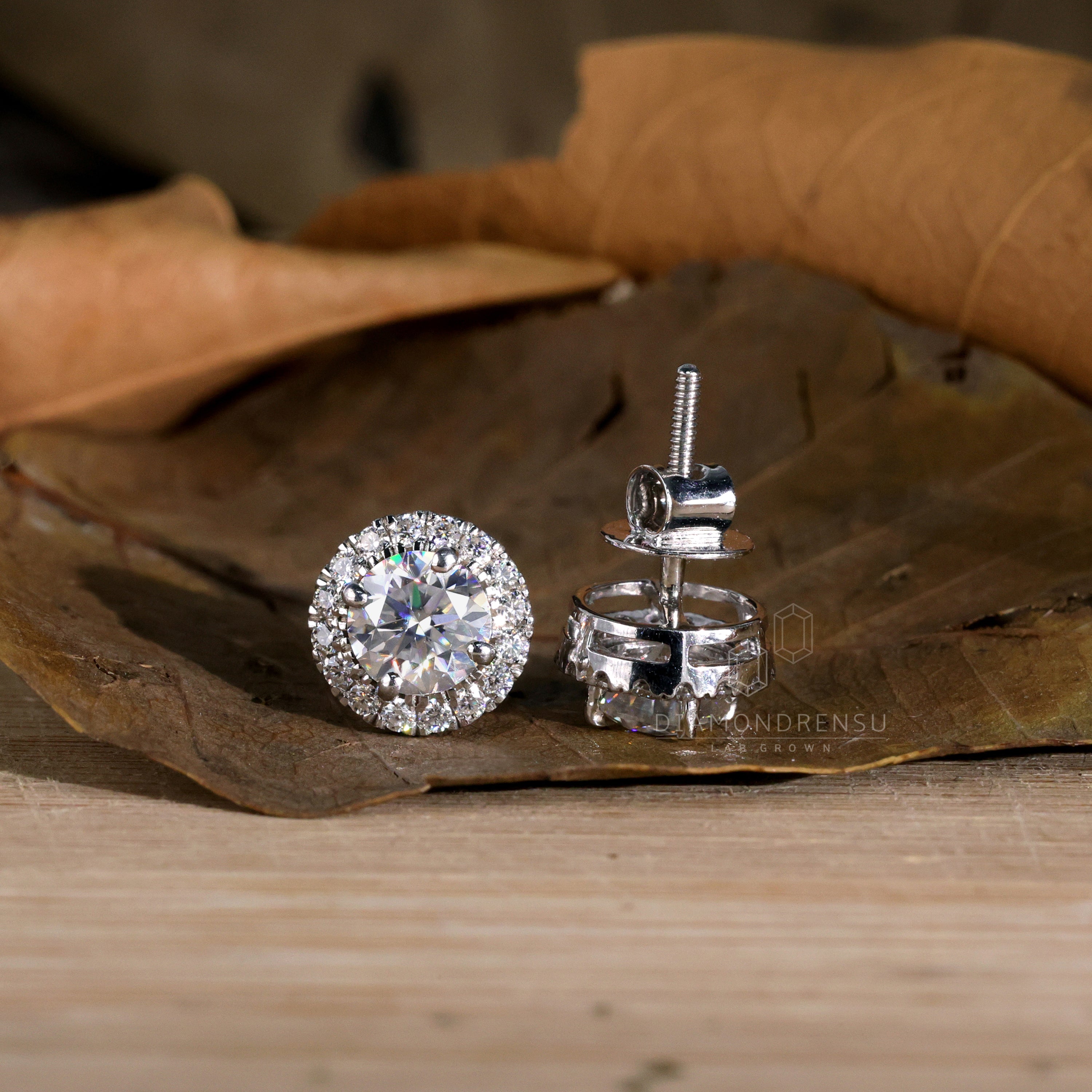 lab grown diamond stud earrings - diamondrensu