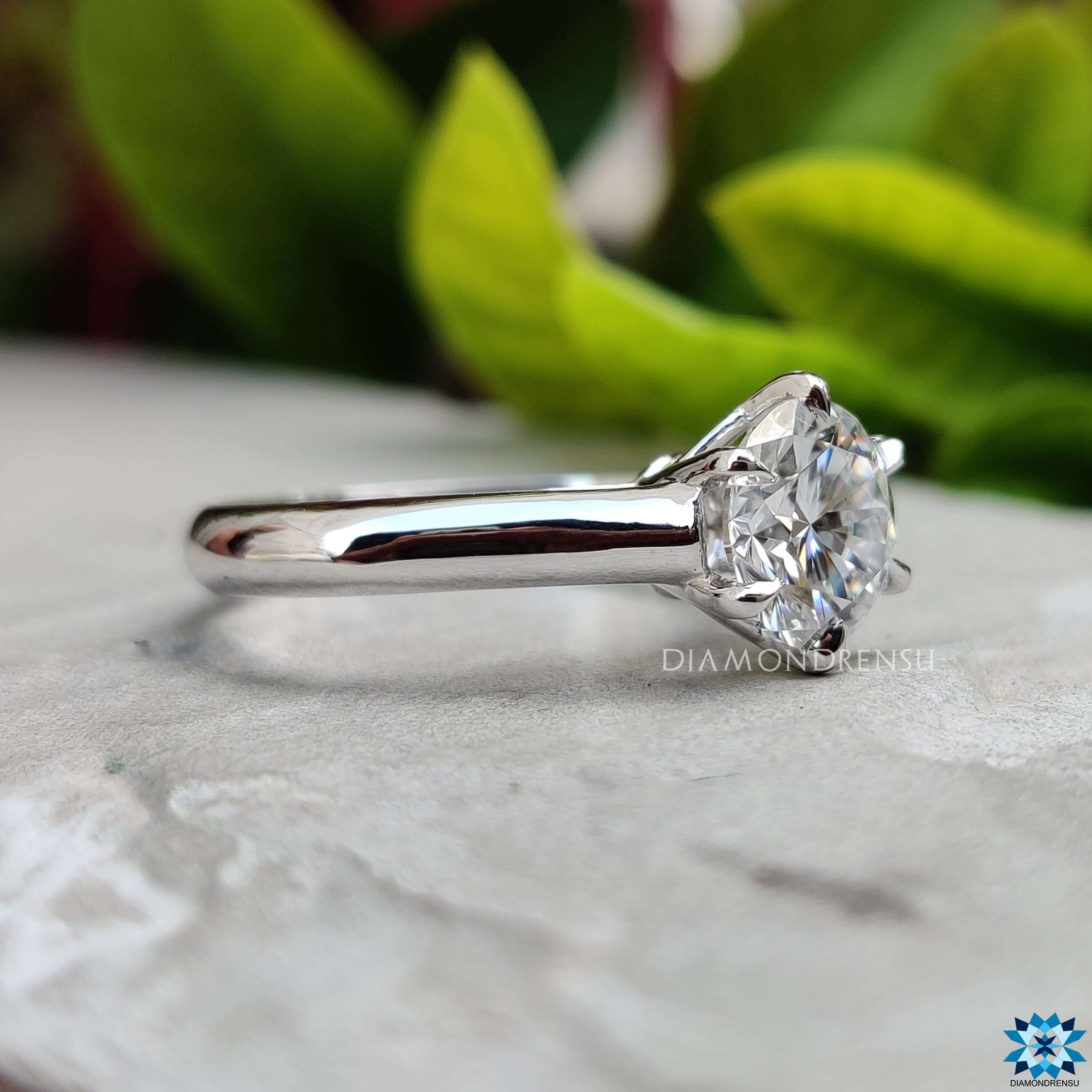 cathedral solitaire ring