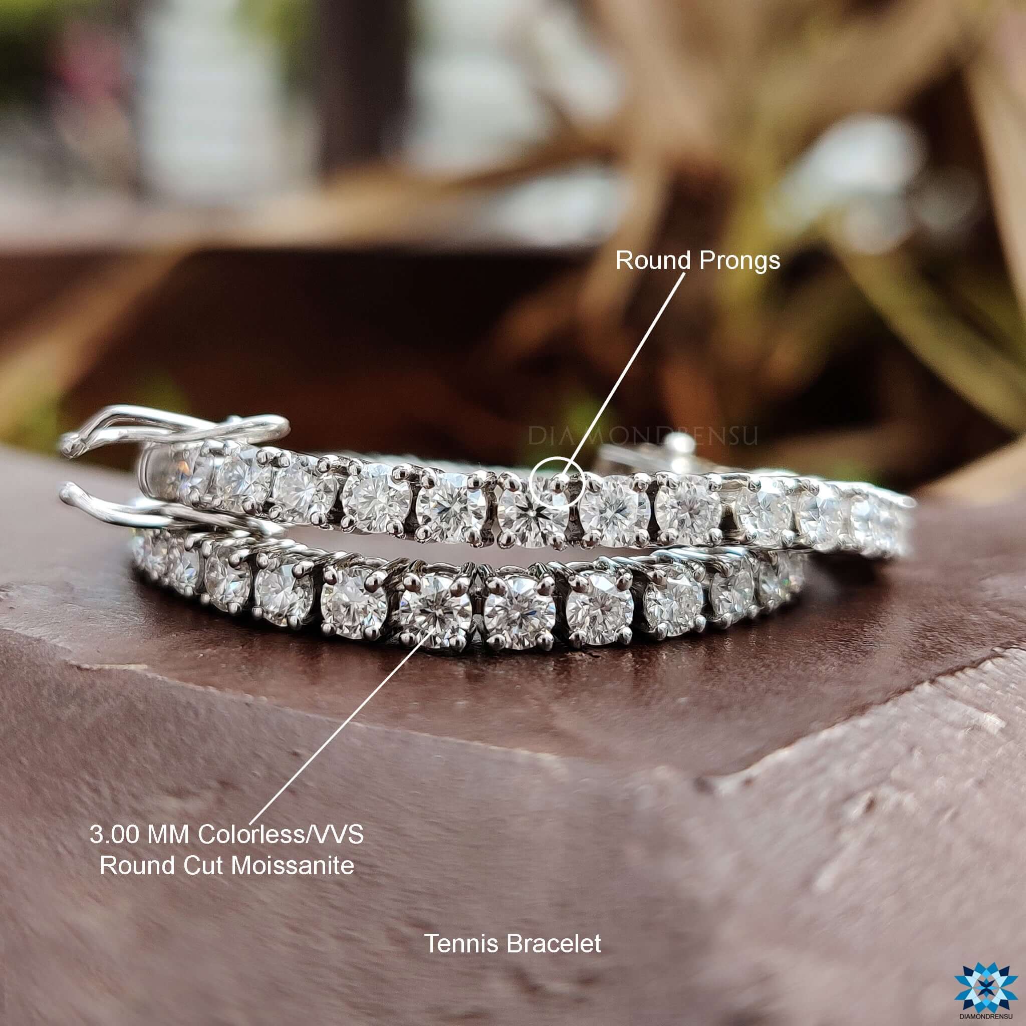 Diamond Tennis Bracelet, 14k Solid Gold Bracelet, Wedding Gift, Handma –  GeumJewels