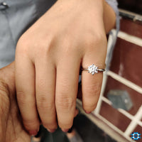 Beautiful moissanite round engagement rings crafted for elegance.