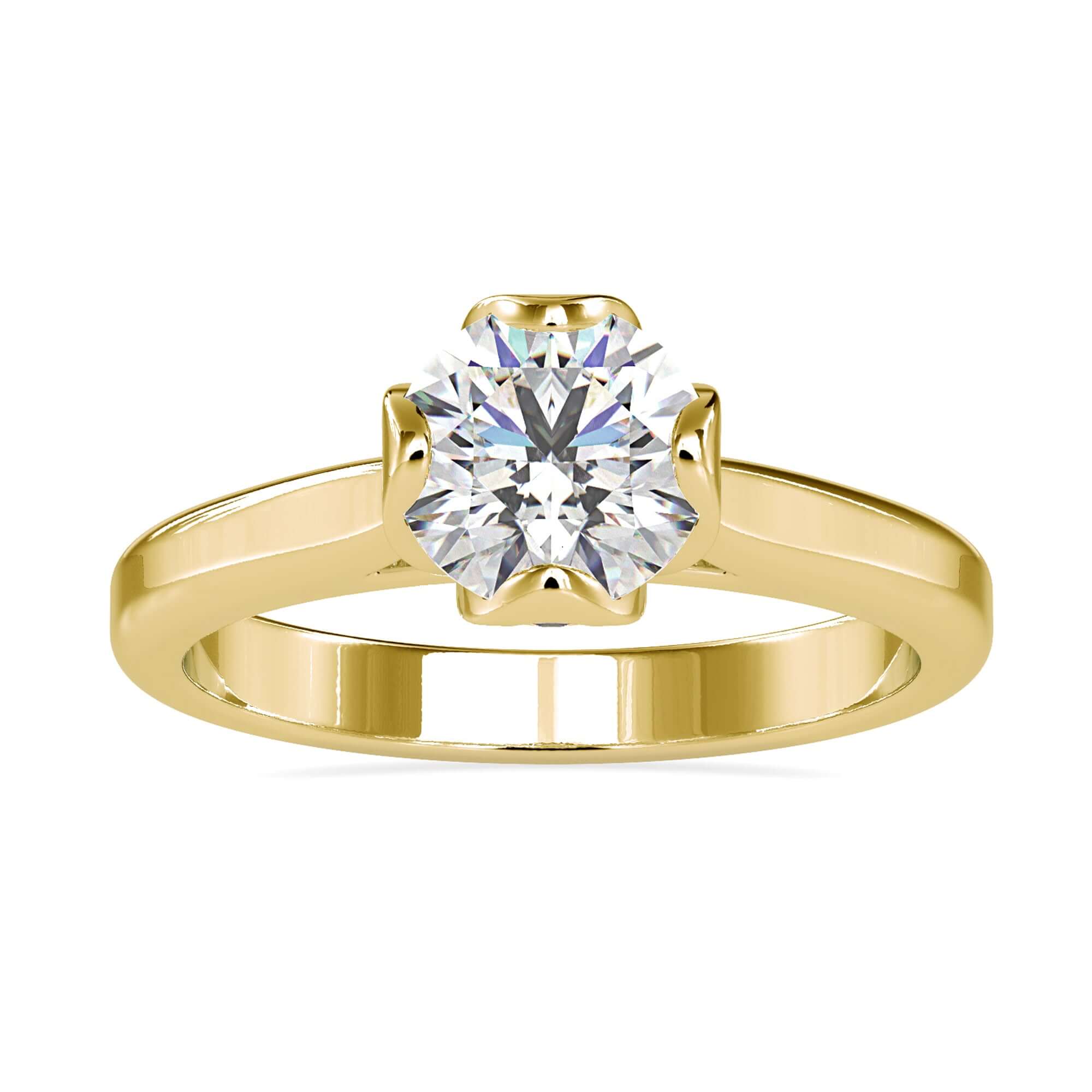 unique moissanite wedding ring - diamondrensu