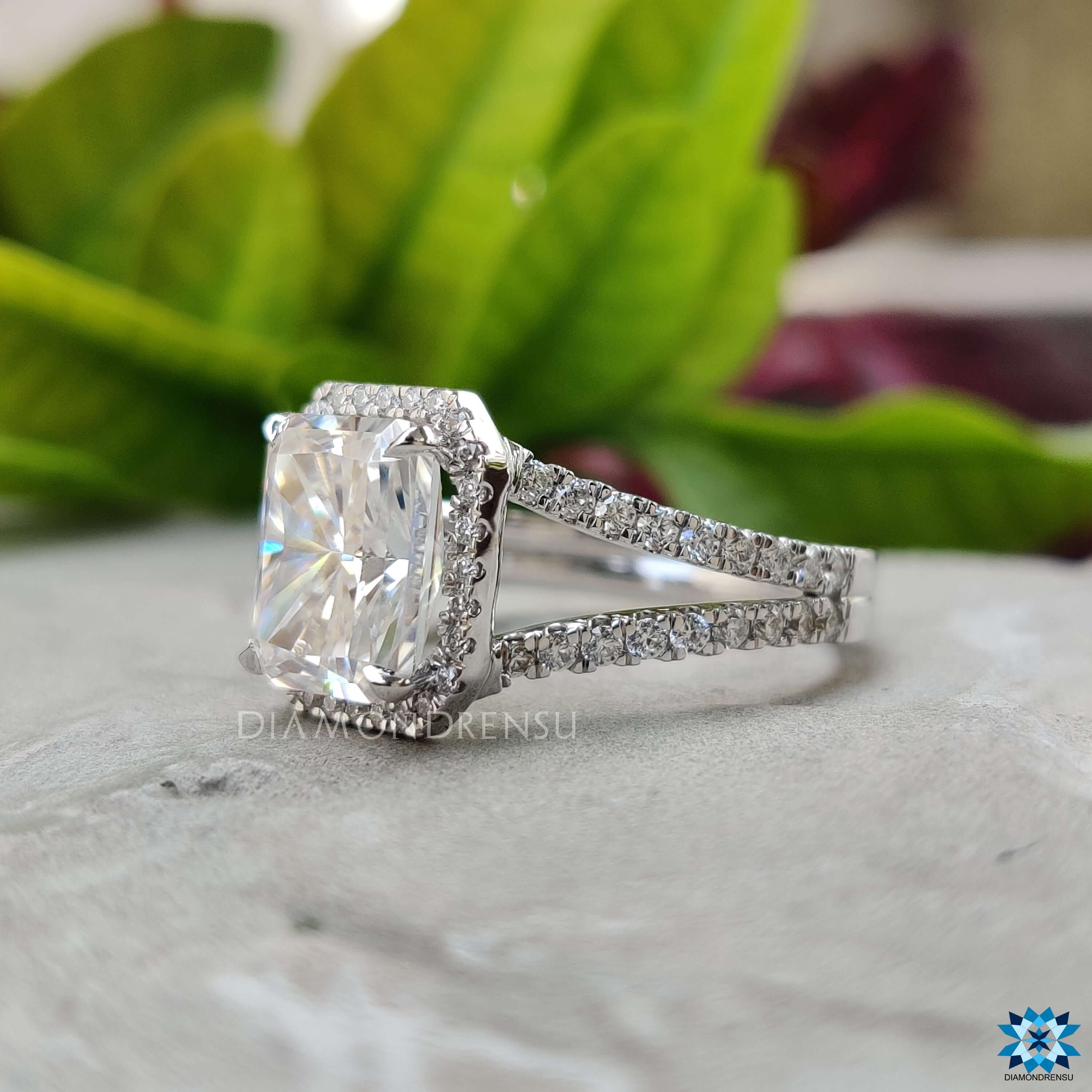 affordable moissanite engagement rings - diamondrensu