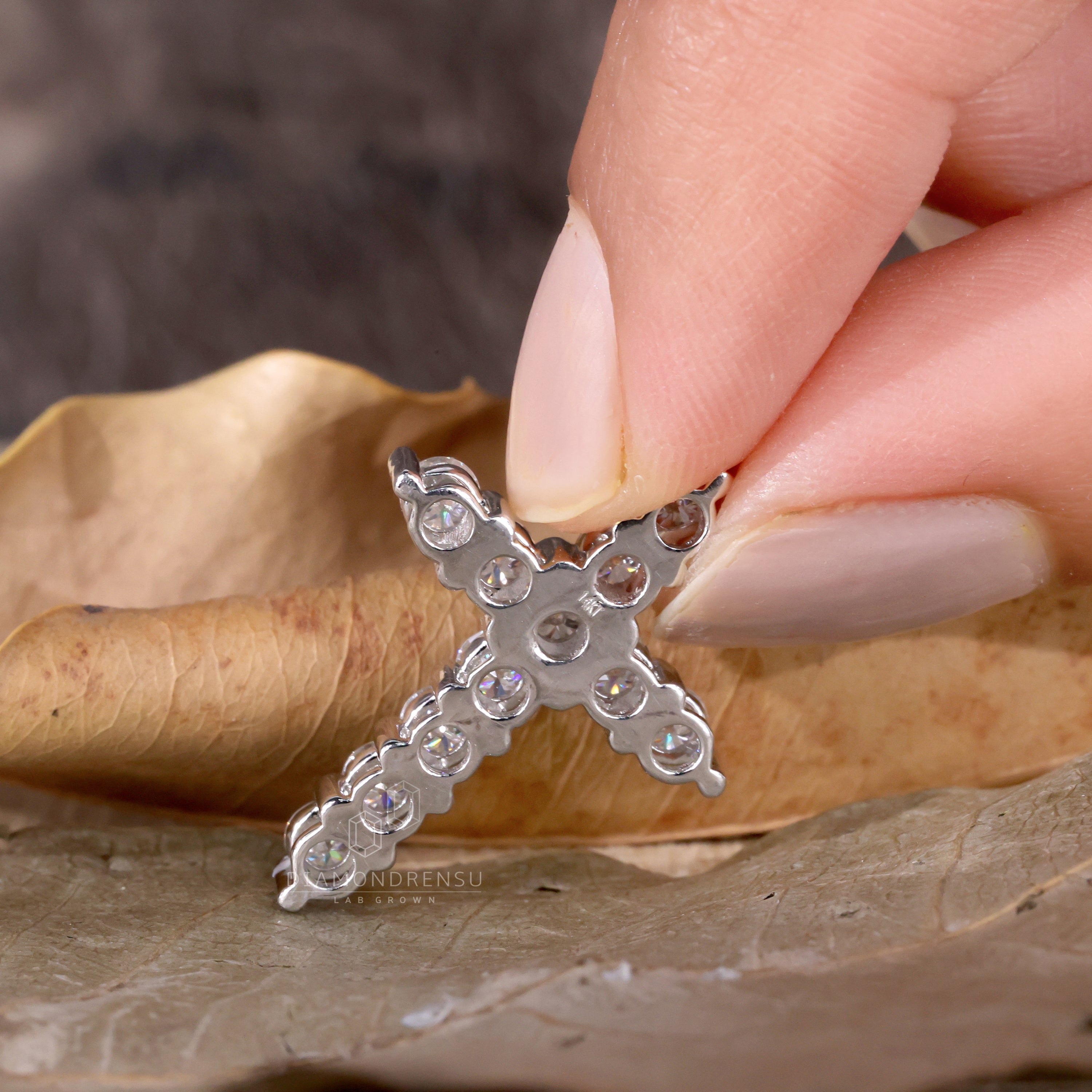 Diamond Cross Necklace – Meira T Boutique