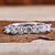 round cut lab grown diamond band