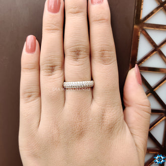 Round prong band crafted with premium materials and care.