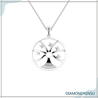 round cut pendant - diamondrensi