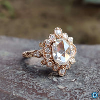 unique moissanite engagement ring - diamondrensu