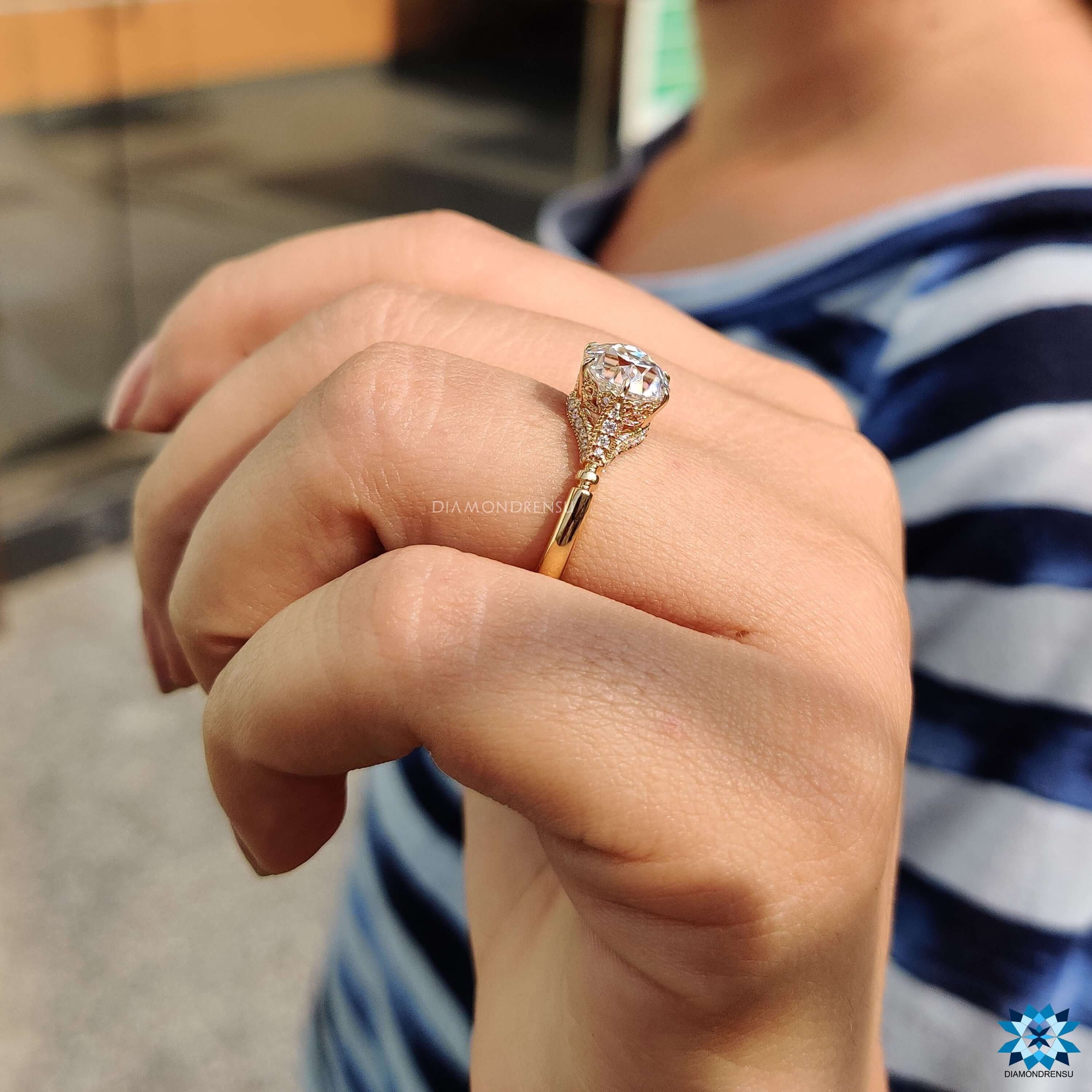 vintage diamond engagement rings - diamondrensu