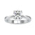 Simple 1.39 CT Round Brilliant Cut Moissanite Solitaire Engagement Ring