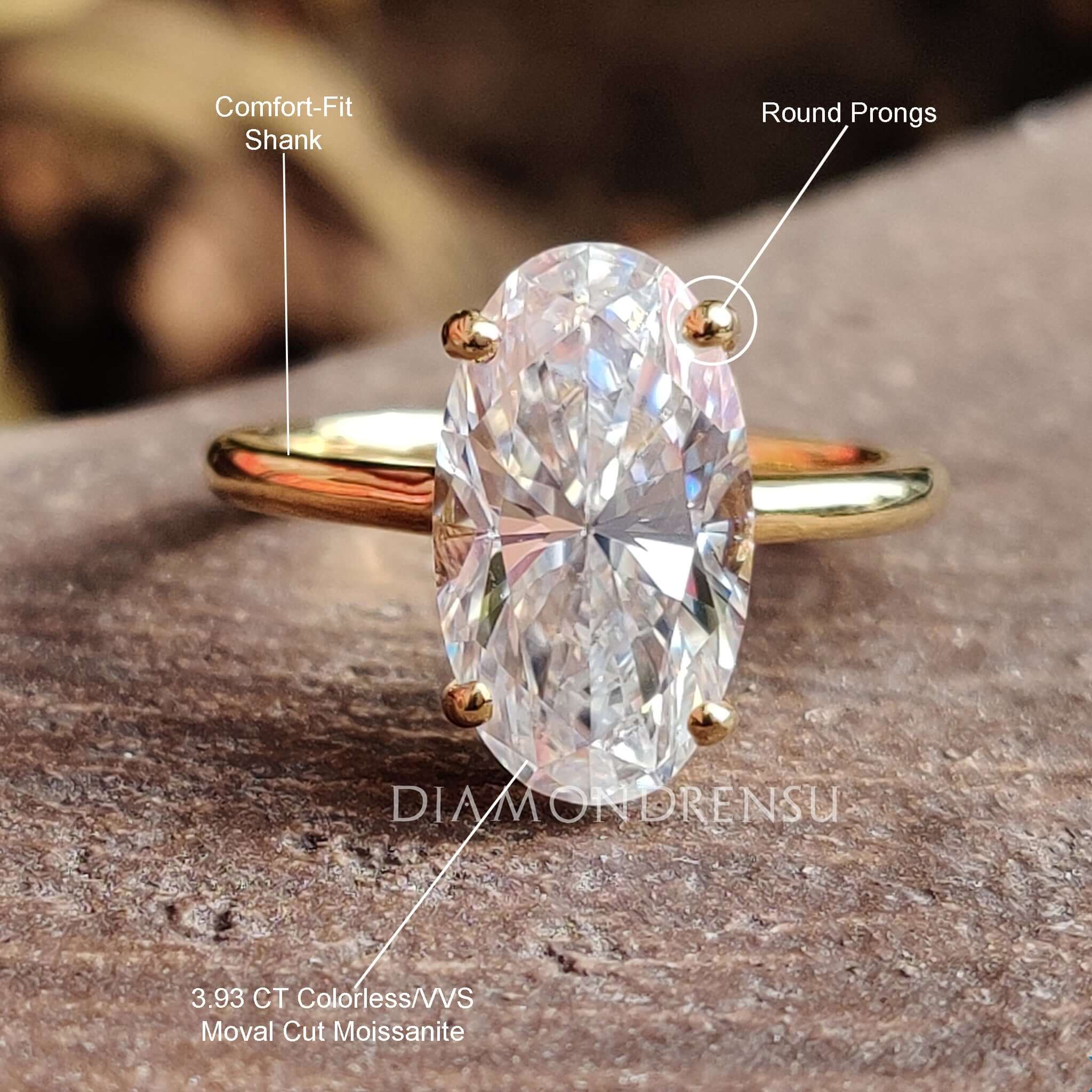Moval Moval Engagement Ring | Stunning Solitaire Perfection