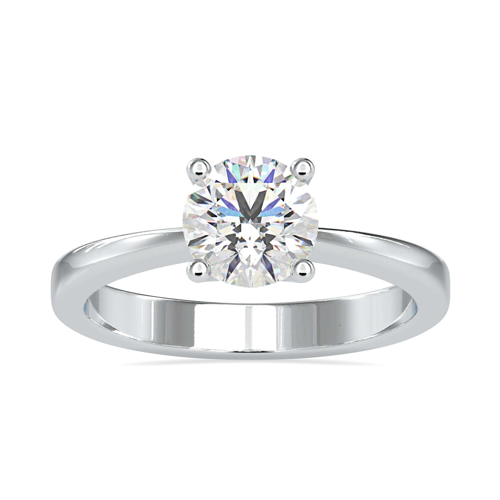 moissanite diamond engagement rings -diamondrensu