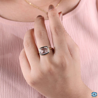 moissanite solitaire engagement ring