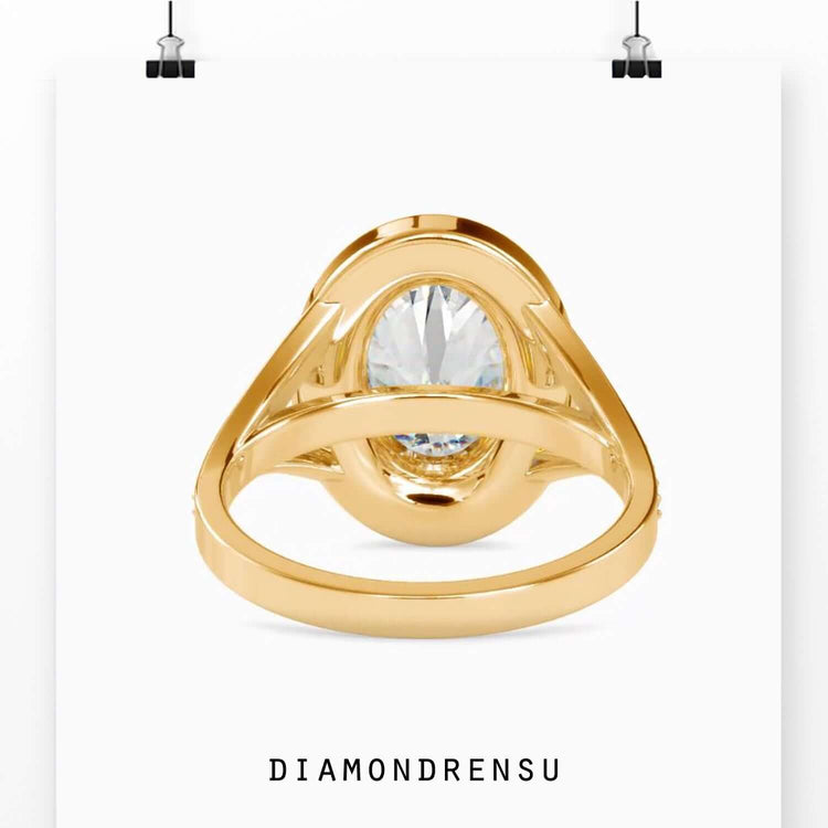 unique moissanite engagement rings - diamondrensu