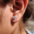 stud moissanite earring