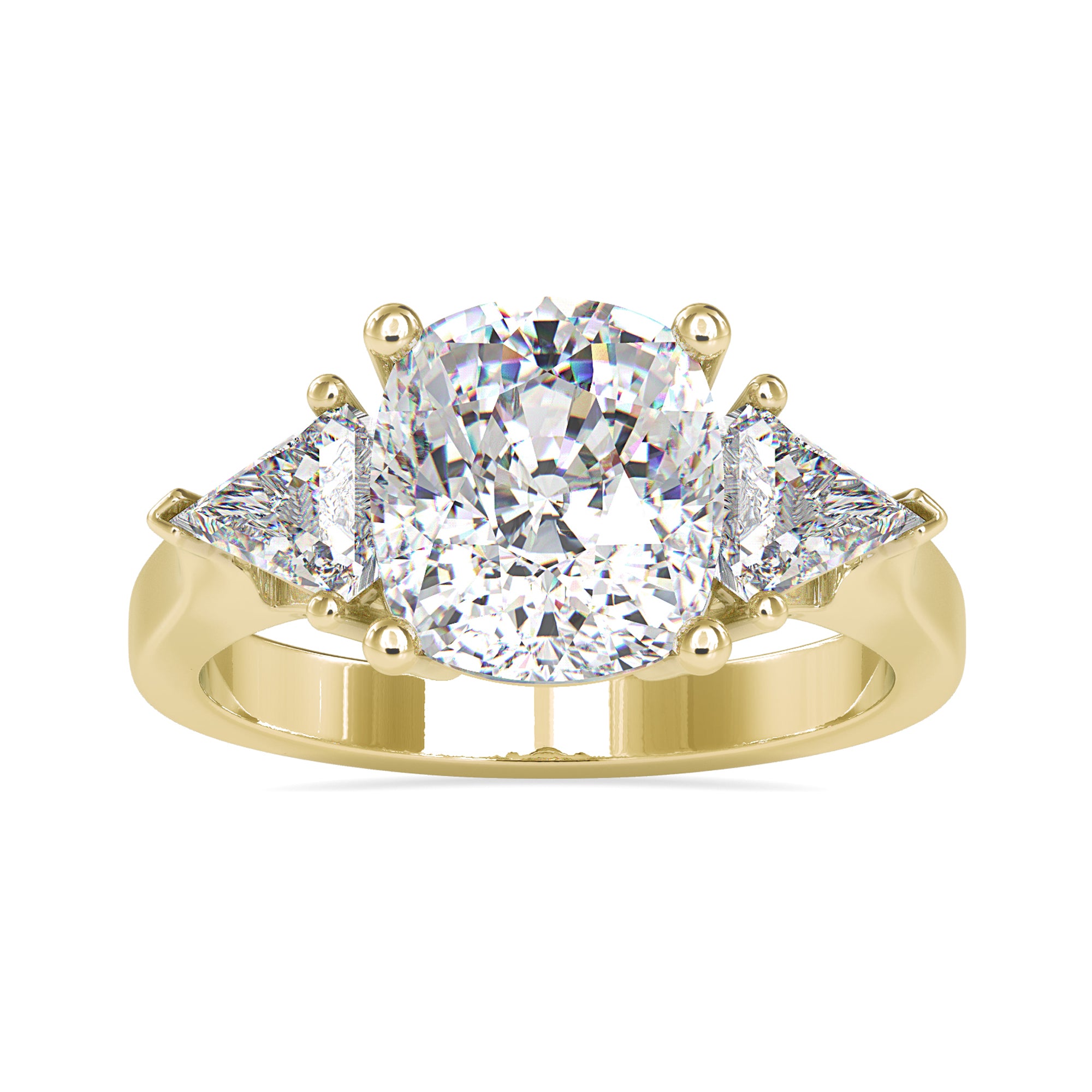 three stones engagement rings - diamondrensu