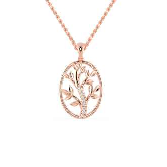 The silver tree of life necklace offers a sleek, elegant design.

