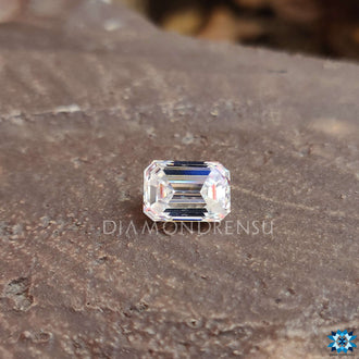 Buy Moissanite stone from certified sources featuring Emerald Step Cut Moissanite for standout looks.