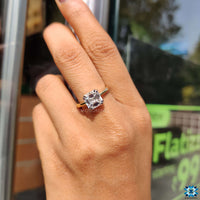 Elegant asscher cut solitaire perfect for any special occasion.
