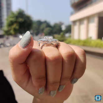 moissanite halo engagement rings - diamondrensu