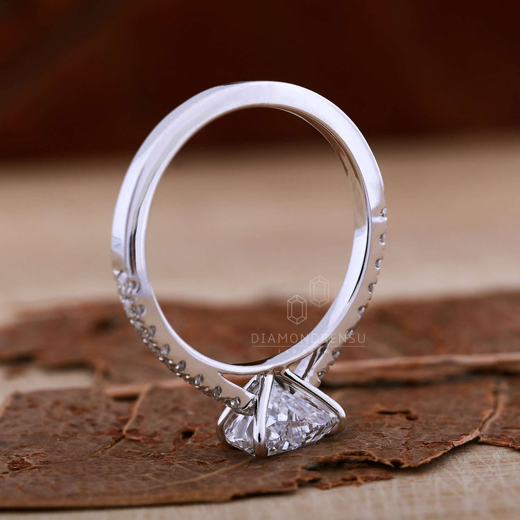 cathedral set engagement ring